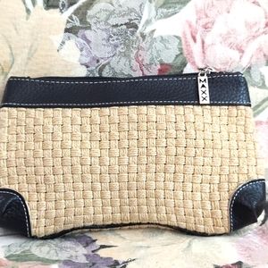 Maxx of New York  Woven Wristlet Zip Pouch